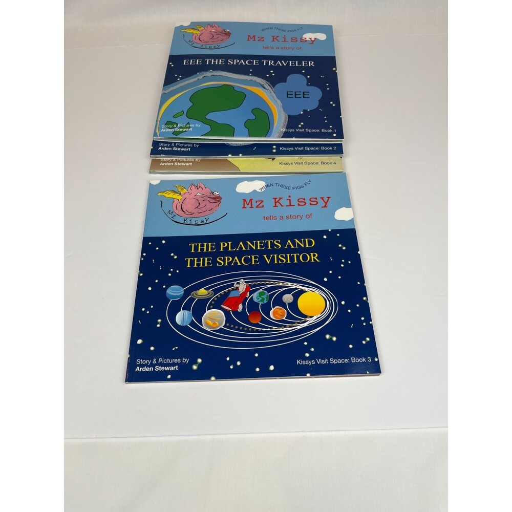 Lot of 4 Mz Kissy Tells a Story (Kissys Visit Space) Books 1-4 Kids Series Books - Picture 14 of 16